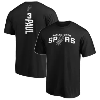 Men's San Antonio Spurs Chris Paul Black Backer T-Shirt